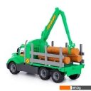 Игрушечный транспорт Полесье Майк автомобиль-лесовоз 55651