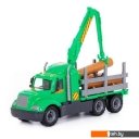 Игрушечный транспорт Полесье Майк автомобиль-лесовоз 58522