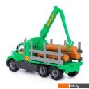 Игрушечный транспорт Полесье Майк автомобиль-лесовоз 58522