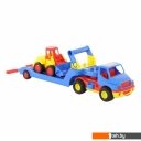 Игрушечный транспорт Полесье КонсТрак автомобиль-трейлер + погрузчик 8879