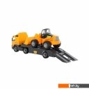 Игрушечный транспорт Полесье Volvo автомобиль-трейлер + трактор-погрузчик 8831