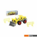 Игрушечный транспорт Полесье КонсТрак трактор-погрузчик 37732