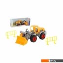 Игрушечный транспорт Полесье КонсТрак трактор-погрузчик 37732