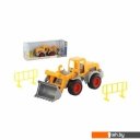 Игрушечный транспорт Полесье КонсТрак трактор-погрузчик 37732