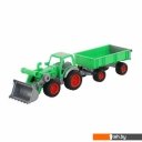 Игрушечный транспорт Полесье Фермер-техник трактор-погрузчик с прицепом 8817