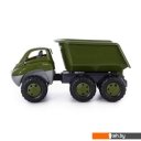 Игрушечный транспорт Полесье Дакар автомобиль-самосвал военный с прицепом РБ 49292
