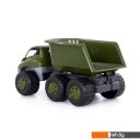 Игрушечный транспорт Полесье Дакар автомобиль-самосвал военный с прицепом РБ 49292