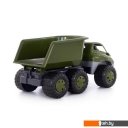 Игрушечный транспорт Полесье Дакар автомобиль-самосвал военный с прицепом РБ 49292