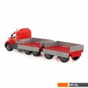 Игрушечный транспорт Полесье Майк автомобиль бортовой с прицепом 55545