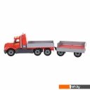 Игрушечный транспорт Полесье Майк автомобиль бортовой с прицепом 58478