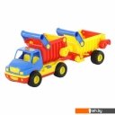 Игрушечный транспорт Полесье КонсТрак автомобиль-самосвал с полуприцепом 0360
