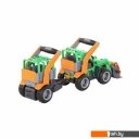 Игрушечный транспорт Полесье ГрипТрак трактор-погрузчик с полуприцепом для животных 48417