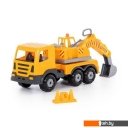 Игрушечный транспорт Полесье Престиж автомобиль-экскаватор 76052