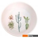 Миски, поилки, кормушки для животных TarHong Cactus PDR5067PBSC (белый с рисунком)