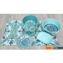 Миски, поилки, кормушки для животных TarHong Carmel PVA3071PBMRT (бирюзовый с рисунком)