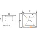 Кухонные мойки ARFEKA ECO AR 450*450 GOLD PVD NANO