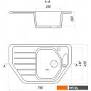 Кухонные мойки Gerhans E08 (оникс)