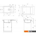 Кухонные мойки Ulgran U-602 (328 бежевый)