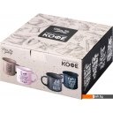 Кружки, чашки, стаканы для горячих напитков Elan Gallery Кофе 880143 (4 шт)