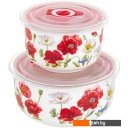 Тарелки, салатники, блюда и наборы Elan Gallery Маки 420500