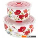 Тарелки, салатники, блюда и наборы Elan Gallery Маки 420500