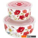 Тарелки, салатники, блюда и наборы Elan Gallery Маки 420500