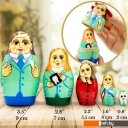 Развивающие игрушки Брестская Фабрика Сувениров В белорусском традиционном платье с орнаментом (набор 5 шт)