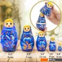 Развивающие игрушки Брестская Фабрика Сувениров Синяя с цветами (набор 5 шт)