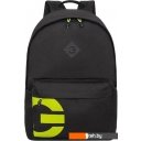 Рюкзаки Grizzly RQL-317-3 (черный/салатовый)