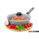 Сковороды Elan Gallery Гармония вкуса 120594 (серый мрамор) Сковороды Elan Gallery Гармония вкуса 120594 (серый мрамор)