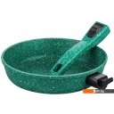 Сковороды Elan Gallery Гармония вкуса 120643 (изумруд) Сковороды Elan Gallery Гармония вкуса 120643 (изумруд)