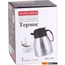 Термосы, термокружки и многоразовые стаканы Mayer&Boch 31487 1л (серебристый/черный)