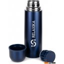 Термосы, термокружки и многоразовые стаканы Relaxika 101 750мл (темно-синий)