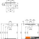 Умывальники Berges Wasserhaus Small 45x31 182008