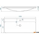 Умывальники Madera Solo 100x46