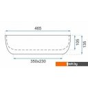 Умывальники Rea Livia U3802 (бежевый камень)