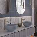 Умывальники Керамин Эридан 38 (оливковый матовый)