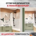 Шторки и карнизы для ванн и поддонов Comfort Alumin Раздвижной 250 (шоколадный)