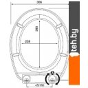 Сиденья и крышки для унитазов и биде Bisk Lilia Foto 80378 (рыба)