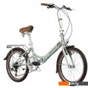 Велосипеды Novatrack Aurora 3.6 20 2024 20FAURORA6S.BL4 (светло-бирюзовый)