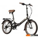 Велосипеды Novatrack Aurora 3.6 20 2024 20FAURORA6S.BN4 (коричневый)