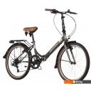 Велосипеды Novatrack Aurora 3.6 24 2024 24FAURORA6S.BN4 (коричневый)