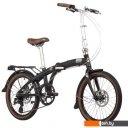 Велосипеды Novatrack Town alloy 8 D 2024 (черный)