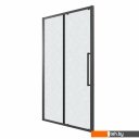Душевые кабины Grossman Cosmo 100x195 100.K33.02.100.21.02 (черный матовый/шиншилла стекло)