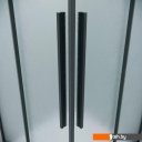 Душевые кабины Grossman Galaxy 120x195 1/2.K33.01.12.21.02 (черный матовый/шиншилла стекло)