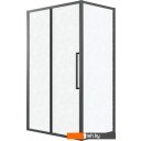 Душевые кабины Grossman Cosmo 90x195 200.K33.02.90.21.02 (черный матовый/шиншилла стекло)