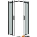 Душевые кабины Grossman Classic 90x90x195 300.K33.04.9090.21.00 (черный матовый/прозрачное стекло)