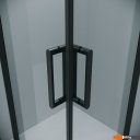 Душевые кабины Grossman Classic 90x90x195 300.K33.04.9090.21.00 (черный матовый/прозрачное стекло)