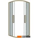 Душевые кабины Grossman Cosmo 100x100x195 301.K33.02.1010.32.00 (золото сатин/прозрачное стекло)