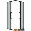 Душевые кабины Grossman Cosmo 80x80x195 300.K33.02.8080.21.00 (черный матовый/прозрачное стекло)